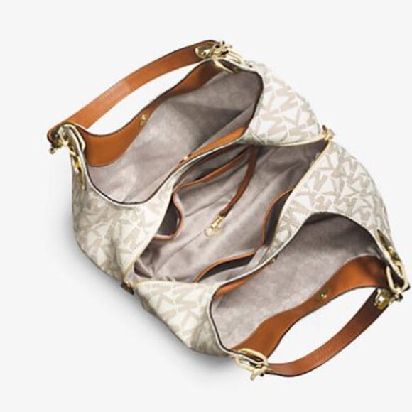 Michael Kors Fulton Large Leather Shoulder Bag - Picture 7 of 7